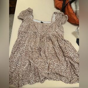 Cheetah print dress